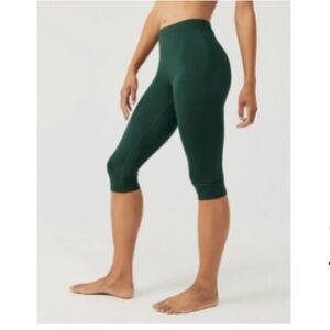 Sculpt kneecap legging large in Pine Green